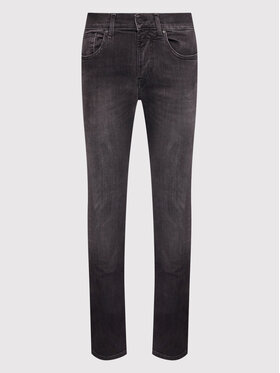 7 For All Mankind Jeans Hlače Slimmy JSMSA240BB Črna Slim Fit