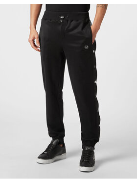 PHILIPP PLEIN PHILIPP PLEIN Teplákové kalhoty 2743 Černá Jogger Fit