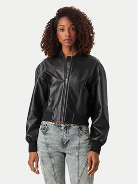 Guess Jeans Guess Jeans Куртка бомбер W6YL01 W2525 Чорний Regular Fit