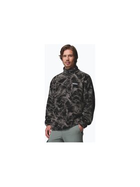 Columbia Columbia Polar Timber Crest MTR Printed Fleece Half Zip 2173561010 Czarny Regular Fit