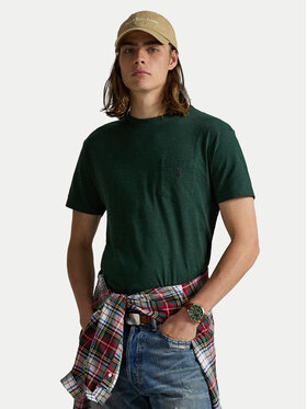 Polo Ralph Lauren Polo Ralph Lauren T-Shirt 710671438460 Zelená Custom Slim Fit
