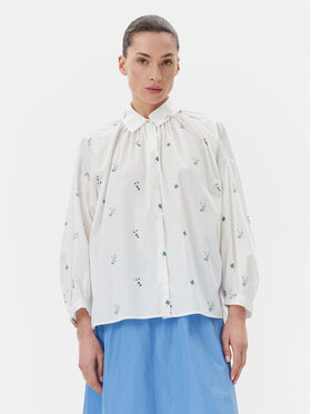 Weekend Max Mara Weekend Max Mara Koszula Gilly 2515111132 Biały Relaxed Fit