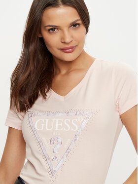 Guess Majica W5RI21 J1314 Roza Regular Fit