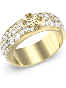 Guess Guess Pierścionek JUBR06403JWYG58 Złoty