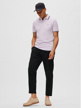 Selected Homme Chino Hlače 16087636 Črna Slim Tapered Fit