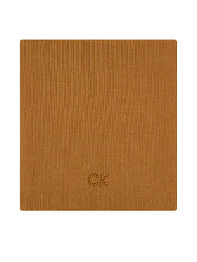 Calvin Klein Calvin Klein Шарф Embroidery Fine K60K612601 Коричневий