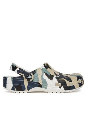 Crocs Crocs Klapki Geo Camo Clog 211009 Biały