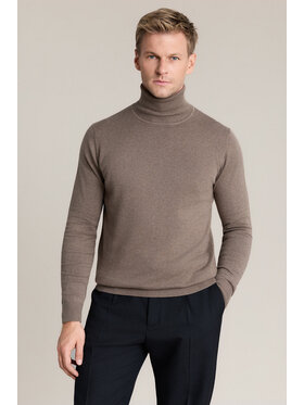 Lancerto Lancerto Sweter Jesse SW073226000045 Beżowy Regular Fit