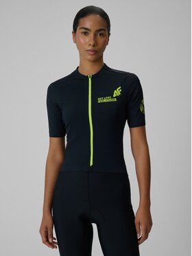 4F 4F Cyklistické tričko 4FRSS26TFTSF2454-20S Černá Slim Fit