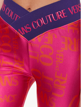 Versace Jeans Couture Leggings 74HAC113 Ružičasta Slim Fit