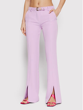 Versace Jeans Couture Versace Jeans Couture Kalhoty z materiálu 72HAA105 Fialová Regular Fit