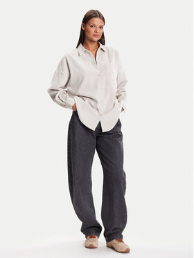 Vero Moda Vero Moda Πουκάμισο Sanne 10317194 Μπεζ Oversize
