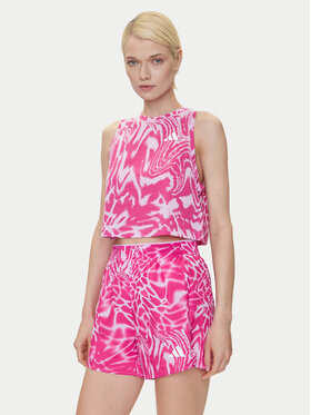 adidas adidas Технічна футболка Train Essentials Allover Print Workout JC6650 Фіолетовий Regular Fit