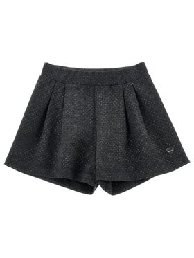 Monnalisa Monnalisa Pantaloncini q-bab-67781 Grigio Regular Fit