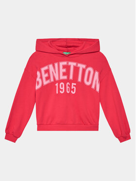 United Colors Of Benetton United Colors Of Benetton Суитшърт 3J68C203I Розов Relaxed Fit