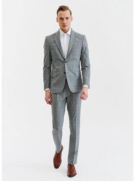 Pako Lorente Pako Lorente Spodnie garniturowe P23SP-6G-022 Szary Slim Fit