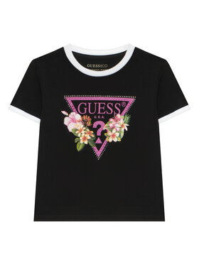 Guess Guess Tricou J6GI23 K6YW4 Negru Regular Fit