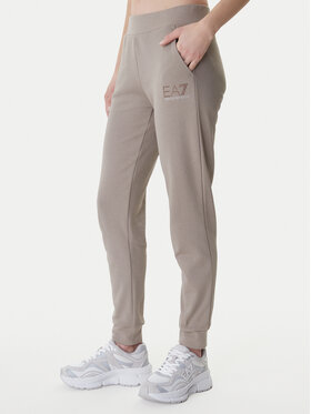 EA7 Emporio Armani EA7 Emporio Armani Teplákové nohavice 7W000538 AF15831 Hnedá Regular Fit