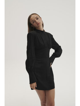 La Mania La Mania Vestito da giorno OPHELIE Nero Classic Fit