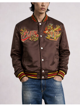 PHILIPP PLEIN PHILIPP PLEIN Bunda bomber 31144 Hnědá Regular Fit