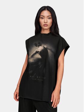 MADE BY SOCIETY MADE BY SOCIETY T-Shirt La Silhouette - T27901 Czarny Basic Fit