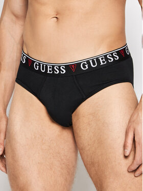 Guess Set Od 3 Para Muških Slip Gaća Hero U97G00 JR003 Crna