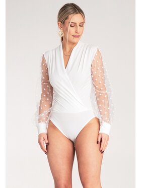 FIGL FIGL Body M1145 Biały Fitted Fit