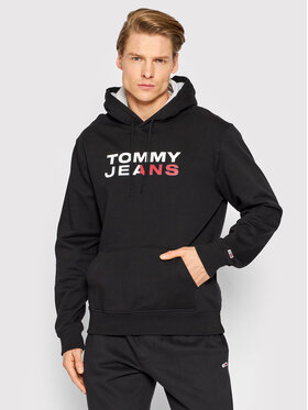 Tommy Jeans Tommy Jeans Bluză Entry DM0DM12375 Negru Regular Fit