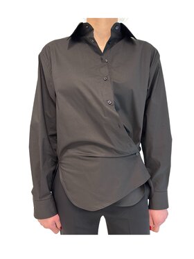 SEVENTY SEVENTY Bluzka ca1438-220654-999 Czarny Regular Fit