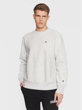 Champion Champion Pulóver Logo 217977 Szürke Regular Fit