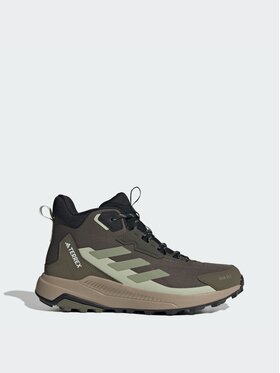 adidas adidas Trekingová obuv Terrex Anylander Mid Rain.Rdy Hiking Shoes JR6594 Hnědá