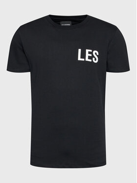 Les Hommes Les Hommes T-Shirt LF2243010700 Czarny Regular Fit
