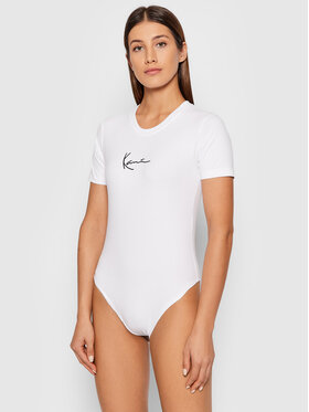 Karl Kani Karl Kani Body Small Signature 6162263 Bílá Slim Fit