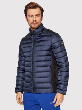 Calvin Klein Calvin Klein Μπουφάν μεταβατικό Recycled Side K10K108291 Σκούρο μπλε Regular Fit