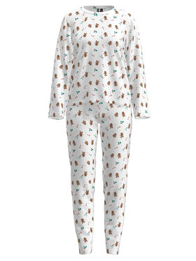 Pieces Pieces Pidžama 17147221 Bijela Regular Fit