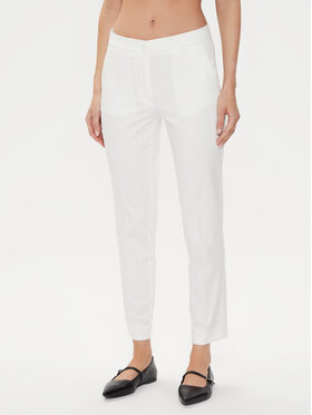 Sisley Sisley Hlače 4GV3L5AH6 Écru Regular Fit