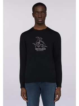 Trussardi Trussardi Cardigan M0348000036N033 Nero Regular Fit