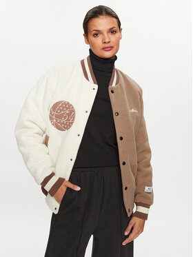 Mercer Amsterdam Mercer Amsterdam Geacă bomber Unisex The All Out Varsity MEAP231007 Bej Regular Fit