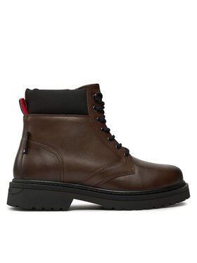 Tommy Jeans Tommy Jeans Turistická obuv Tjm Lace Up Boot EM0EM01446 Hnědá