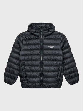 Calvin Klein Jeans Calvin Klein Jeans Пухено яке IB0IB01270 Черен Regular Fit