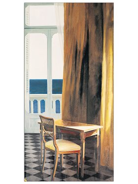 Artopweb Artopweb Dekoracja ścienna Interior mit Sonne und Meer II Kolorowy