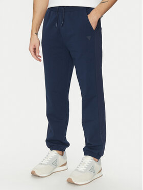 Guess Guess Долнище анцуг Z5GB06 K6ZS1 Тъмносин Regular Fit