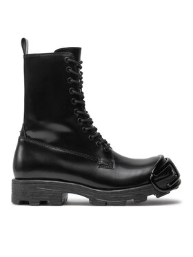 Diesel Diesel Schnürstiefeletten D-Hammer-Combat Y03455P4471 Schwarz