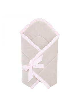 Caramella Caramella Becik welurowy Pastel Chic Beżowy