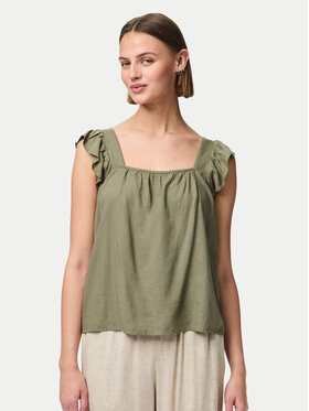 Pieces Pieces Top Pia 17154740 Zielony Regular Fit