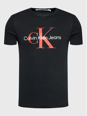 Calvin Klein Jeans Calvin Klein Jeans T-Shirt J30J320806 Černá Slim Fit