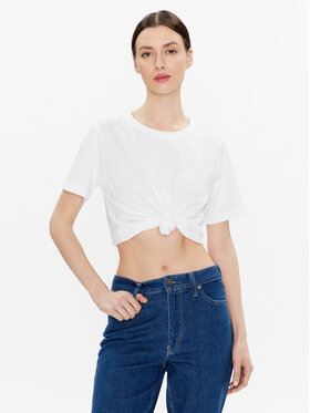 Calvin Klein Calvin Klein Tričko K20K205410 Biela Regular Fit