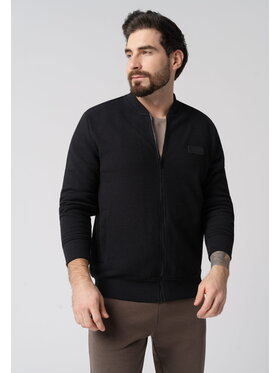 Volcano Volcano Bluza B-GLEN Czarny Regular Fit