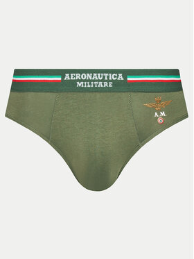 Aeronautica Militare Set Od 2 Para Slip Gaćica AM1USL001 Kaki