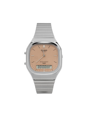 Casio Casio Hodinky Vintage AQ-240E-4AEF Strieborná